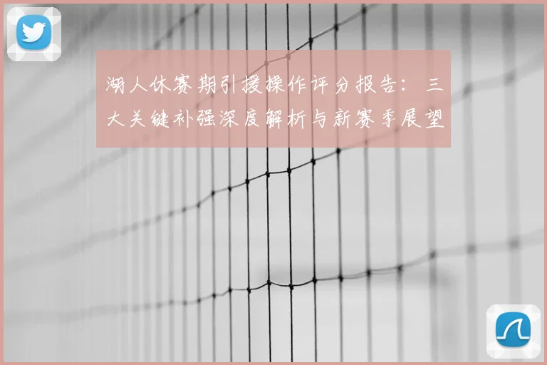 湖人休赛期引援操作评分报告:三大关键补强深度解析与新赛季展望